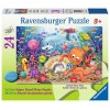 Ravensburger - Casse-tête plancher 24mcx - Trésor de Fishie (grandes pièces)