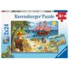 Ravensburger - Casse-tete 2x24mcx Pirates Et Sirènes