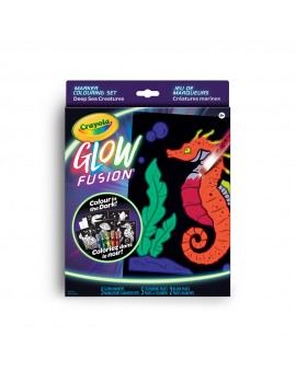Crayola - Ens.glow Fusion Créatures Des Fonds Mari