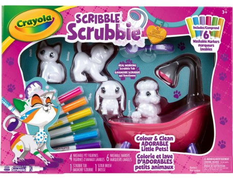Crayola - Scribble Scrubbie - Animaux A Colorier et Bain