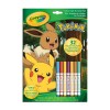 Crayola - Bloc De Papier Colorier Et D'act.pokemon