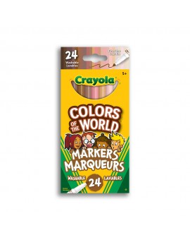 24 Marqueurs Lavables Crayola