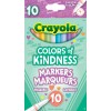 Crayola - 10 Marqueurs Colors Of Kindness Trait Fin