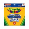 Crayola 10 Marqueurs Lavables Trait Large C Vives