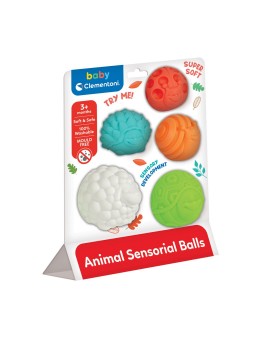 Clementoni - Balles sensorielles animaux