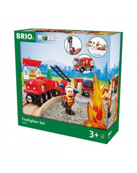 Brio - Ensemble Circuit Pompiers contre le feu