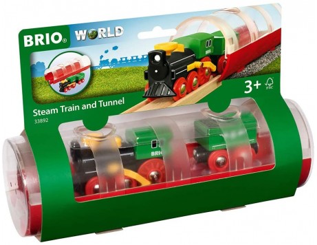Brio - Train Tunnel Et Steam