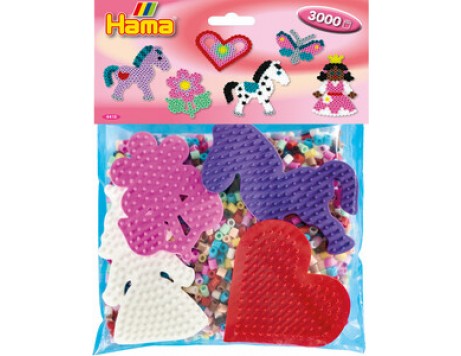Hama - Plaques+3000 Perles Groupe A