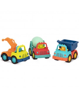 B.toys - Happy Cruisers Ensemble 3 Petits Camions
