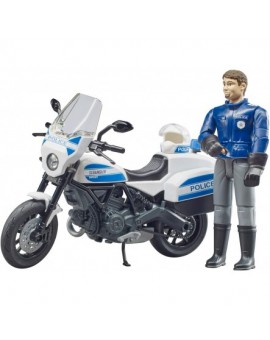 Bruder Moto De Police Et Policier