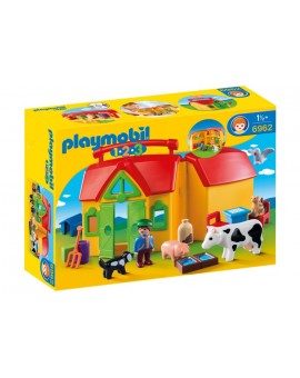 Playmobil 6962 Ferme Portable avec Animaux