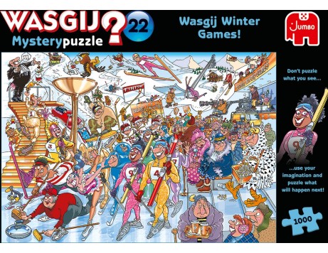 WASGIJ - Casse-tête 1000MCX mystery 22 jeux d'hiver