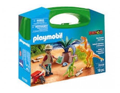 Playmobil 70108 Valisette Explorateur Et Dinosaures