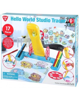 Playgo - Hello World Studio de traçage 17 pièces