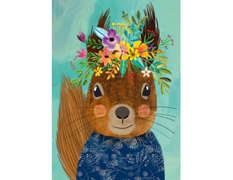 C.T. 1000 Sweet Squirrel, Floral Friends