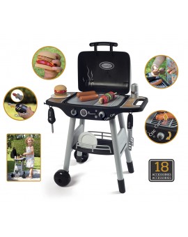 Smoby - Barbecue Plancha Avec 18 Acc