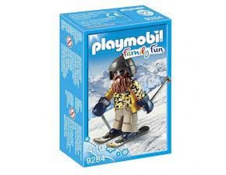 Pm 9284 Skieur Avec Snowblades