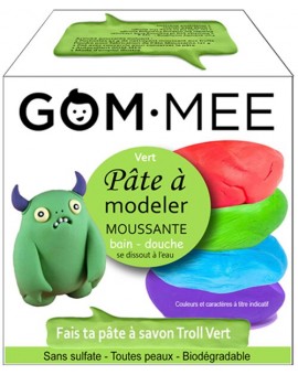 Gom-mee - Pate A Modeler Moussante Troll Vert