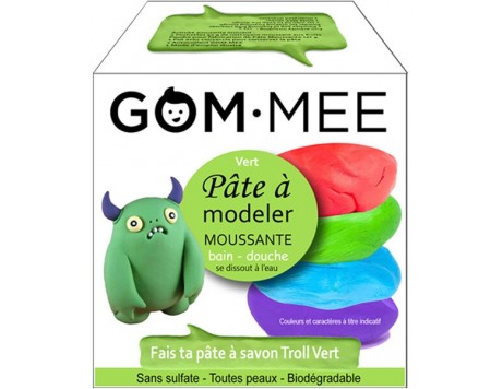 Gom-mee - Pate A Modeler Moussante Troll Vert