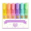 6 Crayons Mini Surligneurs - Pastel