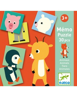 DJECO - Memo Animo-puzzle