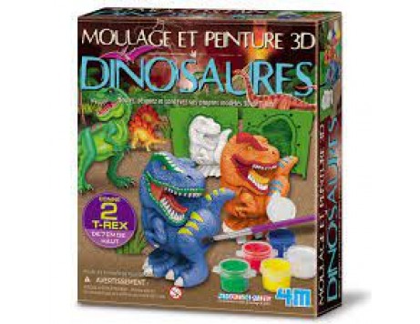 4M - Moulage Et Peinture 3d Dinosaures